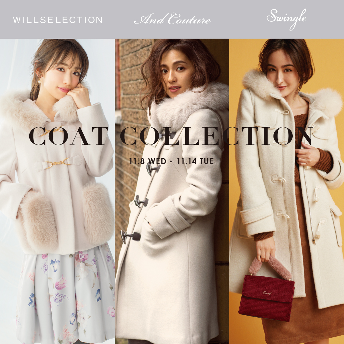 COAT COLLECTION-本日OPEN-